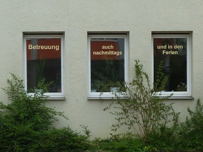 Fenster Betreuung Verlässliche Grundschule